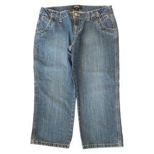 Daisy Fuentes Ladies Womens Blue Jeans Size 10 Capris